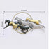 7 running horse in ring wall art with led